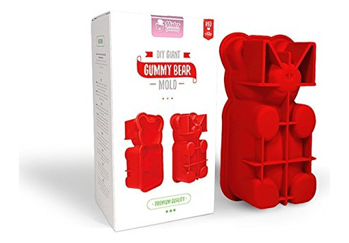 Molde De Osito De Gominola Gigante De Mister Gummy | Calidad