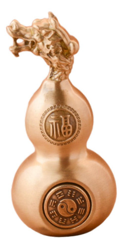 Mini Calabaza China De Latón, Adorno Feng Shui, Estatuilla