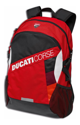 Ducati Dc Sport Backpack 987705508, Rojo, Negro Blanco