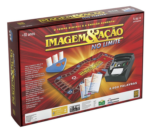 Imagem 2 de 2 de Jogo de mesa Imagem & ação No limite Grow 2222