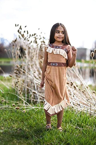 Little Adventures Disfraz Para Niñas De Princesa Indigena 