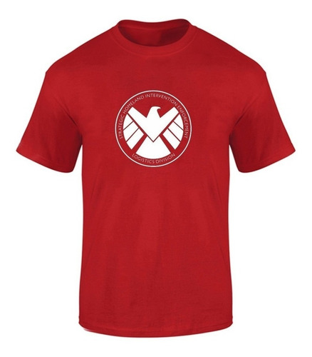 Polera Shield Agentes Marvel Capitán América Thor Iron Man