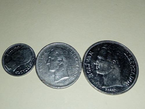 Colección De Monedas De 1988 De 50 Hasta 5 Bolívares 