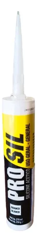 Silicona Acetica Uso Gneneral Prosil Blanca 270ml