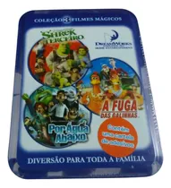 Comprar Dvds + Lata Por Agua Abaixo + A Fuga Das Galinhas + Shrek 3