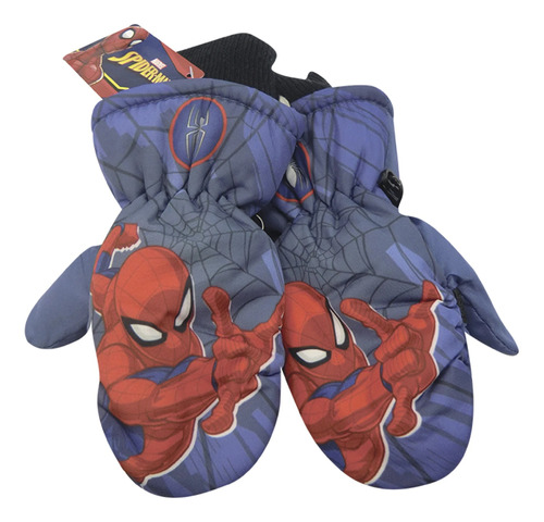 Guantes Mitones Infantiles Spiderman 3 A 6 Años Oficiales