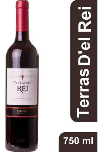 Vinho Português Tinto Alentejo Carmim 750ml Terras D'el Rei