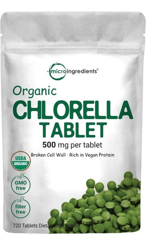 Chlorella 600 Comprimidospura De Calidad Superior