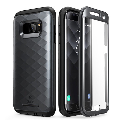 Funda 360 Para Samsung Galaxy S7 Edge Clayco Negra