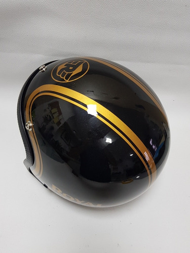 Imagem 6 de 8 de Capacete Oldschool Classico Pintura Royal Enfield -rebaixado