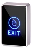 Comprar Boton Pulsador De Salida Touch Led Luminoso Control Accesos