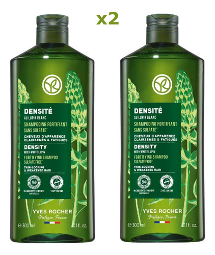 Set 2 Shampoo Anticaida Revitaliza Y Fortalece El Cabello