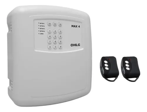 Alarme Residencial Comercial Sem Fio Ecp Alard Max 1 + 2 Key