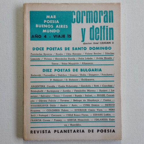 Cormorán Y Delfín Año 4 Viaje 15 Revista De Poesía 1968