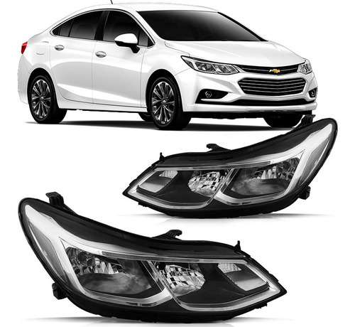Farol Cruze 2017 2018 2019 Elétrico Com Motor Tyc