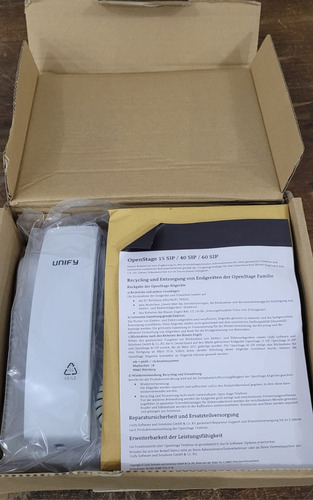 Kit Com 10 Aparelhos Siemens Openstage 15 Sip Novo Na Caixa