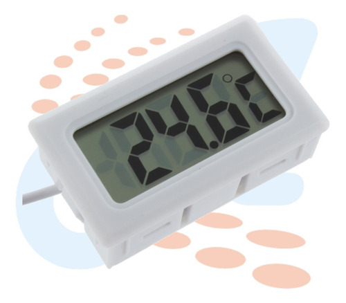 Imagen 5 de 5 de Termometro Digital Lcd Nevera Con Cable Sensor Temperatura