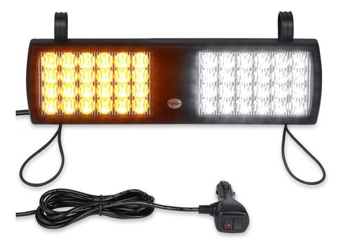 Luz Visera Estroboscopica Emergencia Led 12 V Color W