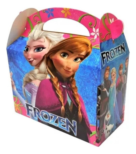 Cajita Feliz Sorpresas Frozen Princesas X12und Niños Fiest