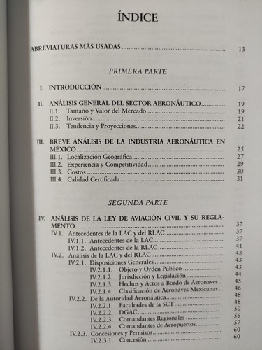 Derecho Aeronáutico Mexicano Y Su Legislación. Samuel Chacón