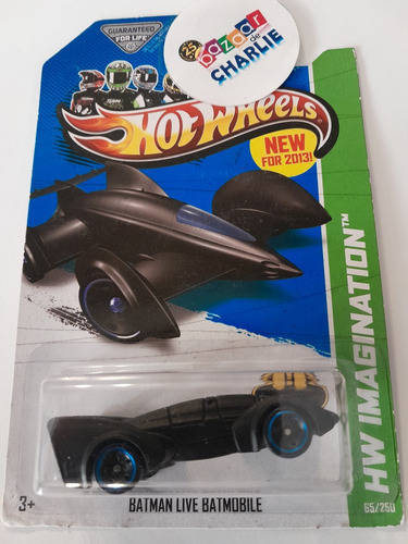 Hot Wheels | 2013 | Batman | Live Batmobile Negro Mate