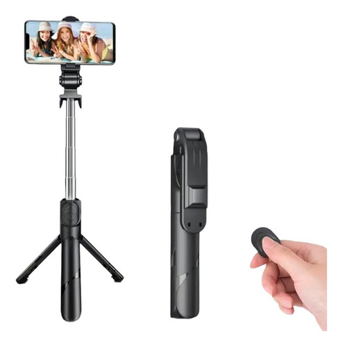 Bastão Tripé Mini 360º Pau De Selfie Bluetooth 3em 1 Celular