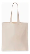 Comprar Tote Bag Lona Bolso Color Crema Playero Loneta Jean Crudo