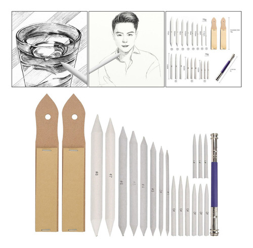 Mezclador De Papel Para Bocetos Artísticos Cc Smudge, Paquet