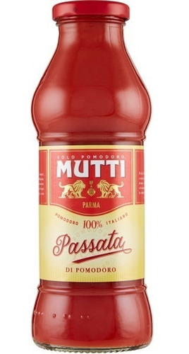 Salsa Passata Mutti Italiana(parma) X 700gr Apto Kosher