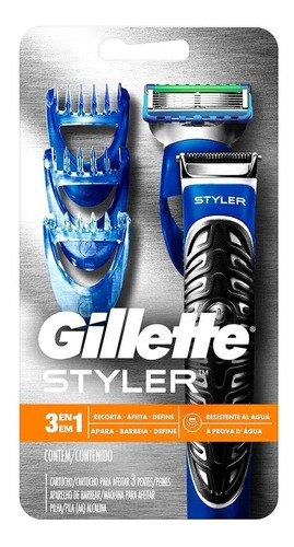 Gillette Máquina De Afeitar Pro Styler 3en1
