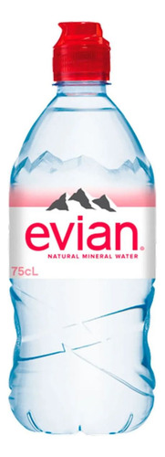 Água Mineral Francesa Evian Sem Gás Pet 750ml