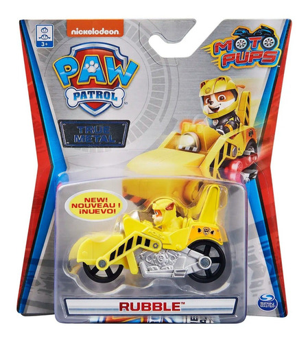 Paw Patrol Moto Pups Rubble True Metal - Spin Master