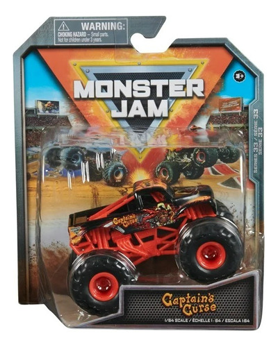 Monster Jam Juguete Auto Captain´s Curse Escala 1:64