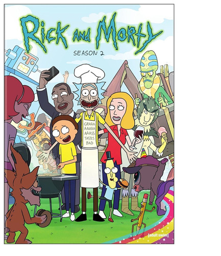 Rick And Morty Temporada 2 Dos Importada Serie Tv En Dvd