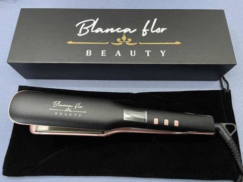 Plancha De Cabello Profesional Blanca Flor Beauty