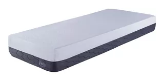 Colchón 1 plaza de espuma Serta Perfect Sleeper Box one blanco y negro - 0.8m x 1.9m x 0.2m