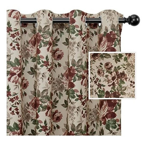 Cortinas Cortina Opaca Con Estampado Floral Easy-going, 84 P