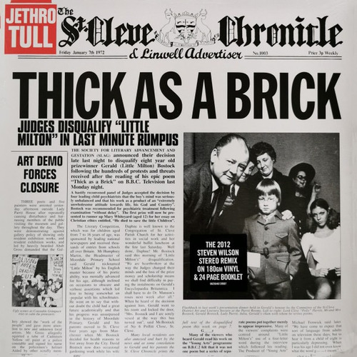 Jethro Tull Thick As A Brick Vinilo Nuevo Musicovinyl