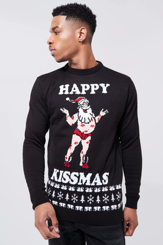 Sweater De Navidad Snowflakes Tejido S