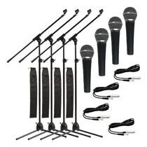 Comprar Setx4 Microfonos Sn58h +pies Jirafa +pipetas +cables +fundas