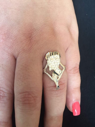 Imagen 2 de 3 de Anillo De Plata Ley 925 Betty Boop