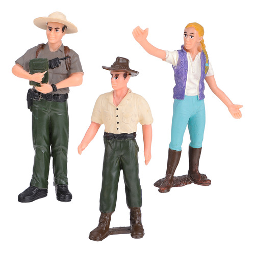 Estatua Toys Farm Ornaments, 3 Unidades