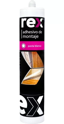 Rex Adhesivo De Montaje Cartucho 300 Ml