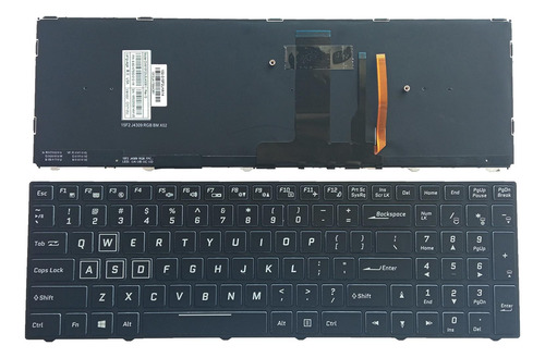 Teclado Retroiluminado Para Computadora Portátil Us Rgb