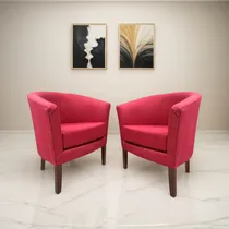 Comprar Combo Sillón Individual Shey X2 Unidades Ecocuero O Chenille
