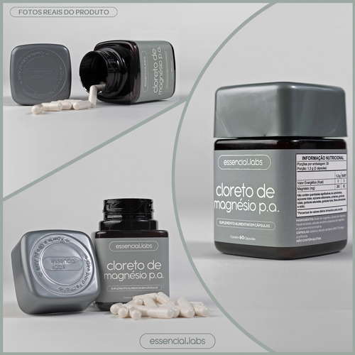 KIT CLORETO de MAGNÉSIO P.A. - 60 cápsulas + VITAMINA K2 MENAQUINONA-7 - 30 doses