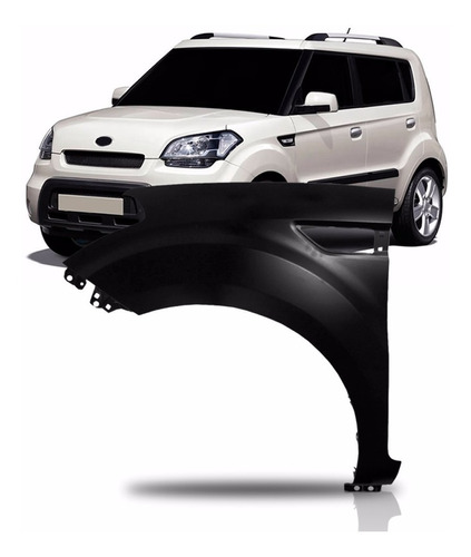 Paralama Kia Soul 2010 2011 2012  Lado Esquerdo