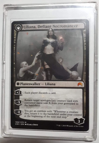 Magic Mtg Liliana, Heretical Healer // Liliana, Defiant Necr
