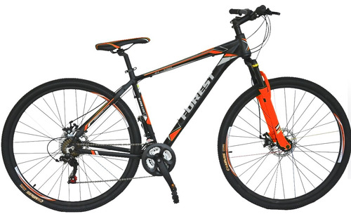 Bicicleta Mountain Bike Rodado 26 Forest Aluminio Shimano Cambios Freno Disco Suspension Llanta Doble Hombre Mujer Happy