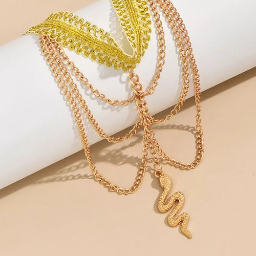Brazalete Pulsera Para Brazo Dije De Serpiente Mujer Dama